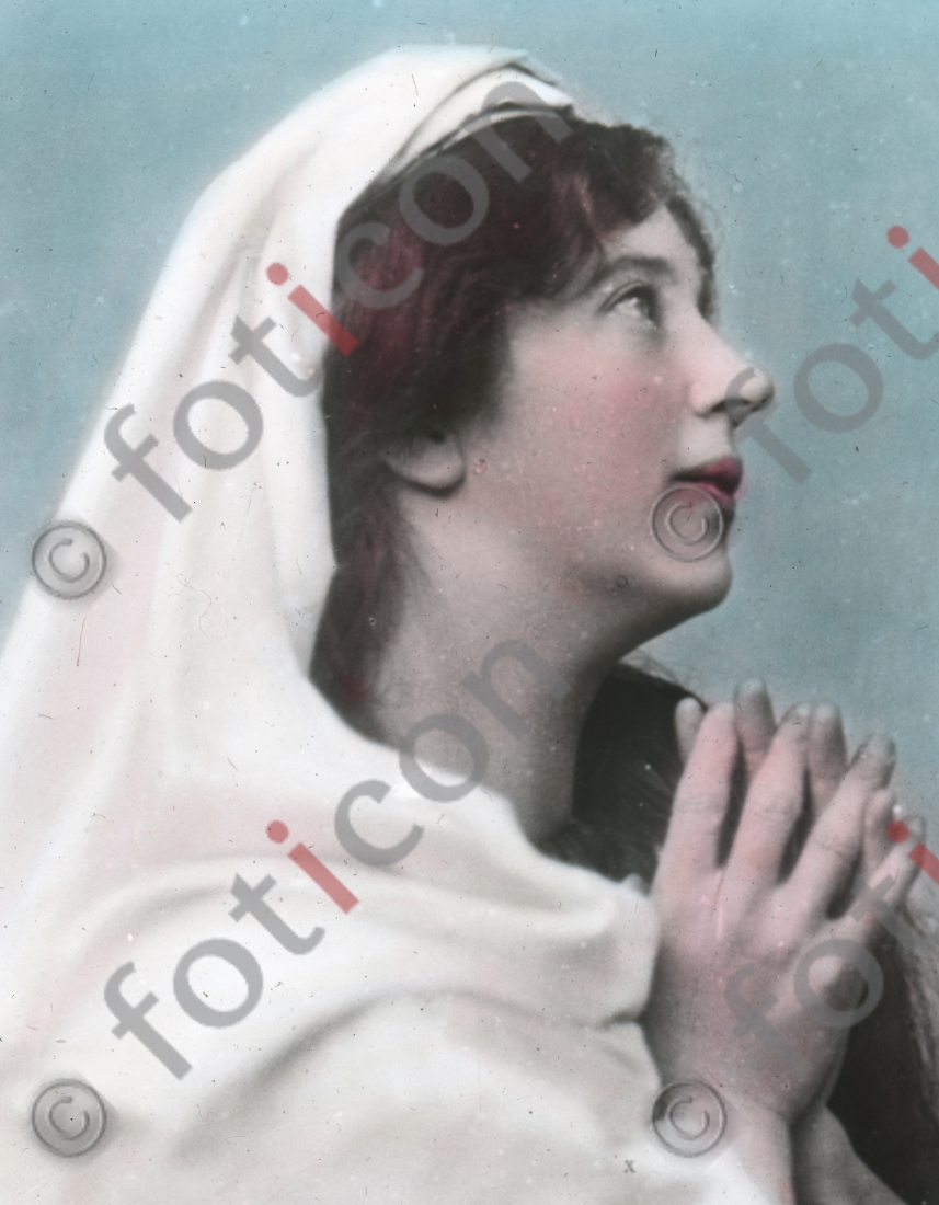 Jungfrau Maria | Virgin Mary - Foto foticon-simon-105-095.jpg | foticon.de - Bilddatenbank für Motive aus Geschichte und Kultur